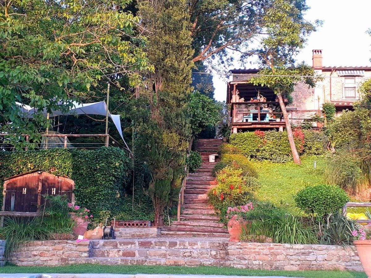 Tuscan Hills Near Florence - Stone House Vicchio Exterior foto